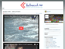 Tablet Screenshot of latrecut.ro